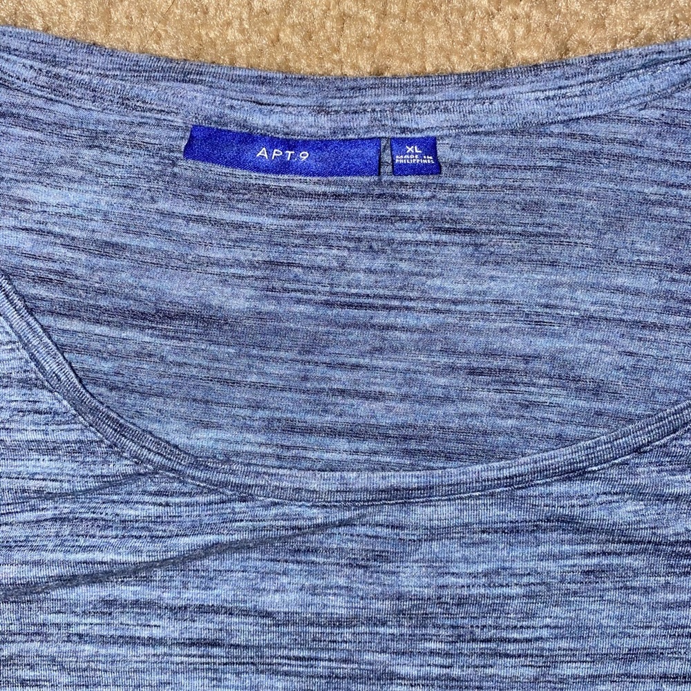 Apt. 9 Blue Tee XL